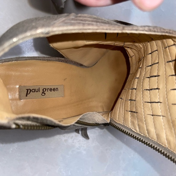 EUC Paul Green Cayanne Peep Toe High Heel Booties - Picture 8 of 11